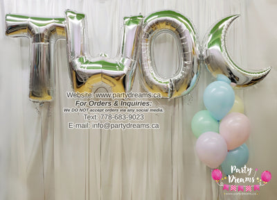 *Click Here To Shop* Jumbo Letter Balloon Bouquets