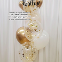 Baby Blessing ~ Welcome Baby Bespoke Bubble Balloon Bouquet #404