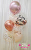 Blush In Style ~ Bespoke Bubble Balloon Bouquet #338