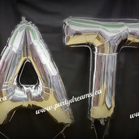 Jumbo Letter Birthday Balloon Bouquet - 4 Letters Set #JNB86