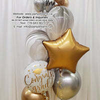 Celebrate Your Graduation! ~ Graduation Bespoke Bubble Balloon Bouquet #227