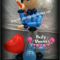 Balloon Sculpture - Birthday Creative Man (Medium) #BP24