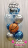 Basketball Lover ~ Bespoke Bubble Balloon Bouquet #152