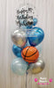 Basketball Lover ~ Bespoke Bubble Balloon Bouquet #152