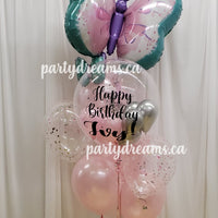 Beautiful Butterfly ~ Bespoke Bubble Balloon Bouquet #155