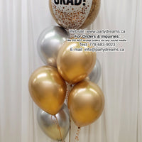 Congrats Grad! ~ Graduation Balloon Bouquet #215