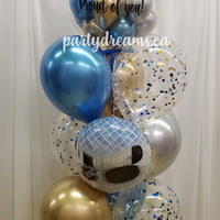You did it! ~ Congratulations Bespoke Bubble Balloon Bouquet #151