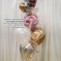 Celebrate In Style ~ Bespoke Bubble Balloon Bouquet #279