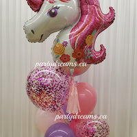 Deluxe Unicorn ~ Birthday Balloon Bouquet #28