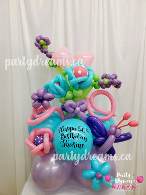 Balloon Flowers & Trees