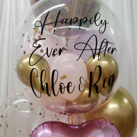 Pastel Romance ~ Bespoke Bubble Balloon Bouquet #400