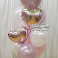Pearl Charm ~ Birthday Balloon Bouquet #512