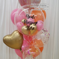 Tropical Tango ~ Bespoke Bubble Balloon Bouquet #508
