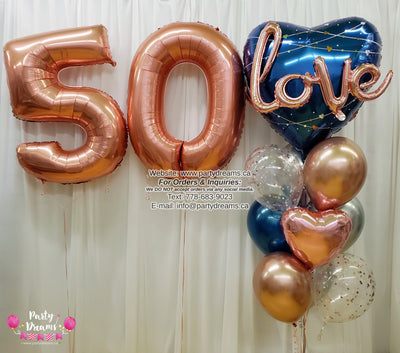 Enduring Love ~ Wedding Anniversary Balloon Bouquet Set #264