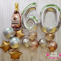 Forever Amazing! ~ Jumbo Number Birthday Balloon Bouquet Set #203