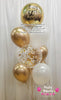 Forever & Always (Gold) ~ Anniversary Balloon Bouquet #354