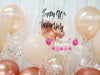 Blush Veil ~ Bridal Shower/ Engagement/ Wedding/ Anniversary Bespoke Bubble Balloon Bouquet Set #701