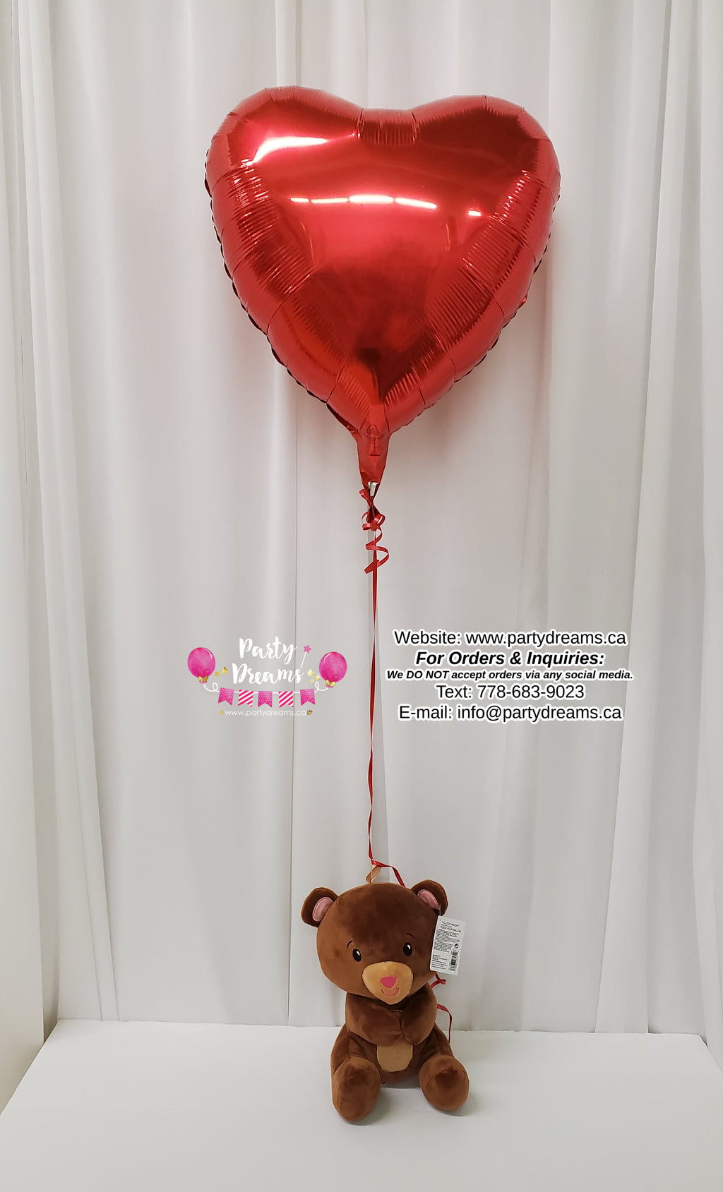 Lovely Bear Hug ~ Valentine's Day Balloon Set #361