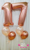 Jumbo Number Birthday Balloon Bouquet Set #300