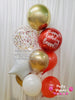 Twice the Cheer Birthday ~ Bespoke Orbz Birthday Balloon Bouquet #619