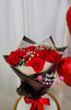 Quiet Romance ~ Valentine's Day 2026 Fresh Roses & Balloons Set #V18
