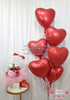 Precious Desire ~ Valentine's Day 2026 Luxe Floral Bubble Balloon Gift Set #V16