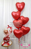 Beloved Harmony ~ Valentine's Day 2026 Fresh Roses & Balloons Set #V20