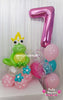 Frog Prince Number Balloon Bouquet Combo #AMJ3