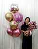 Jewel Blossom ~ Bespoke Bubble Balloon Bouquet #680