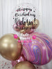 Jewel Blossom ~ Bespoke Bubble Balloon Bouquet #680