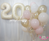 Soft Muse ~ Number Birthday Balloon Bouquet Set #685