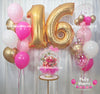Ballet Élan Symphony ~ Bespoke Flower Balloon Bouquet Set #801
