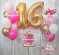 Ballet Élan Symphony ~ Bespoke Flower Balloon Bouquet Set #801