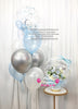 Bleu Éclat ~ Bespoke Flower Balloon Bouquet #803