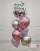 Pink Mirage ~ Bespoke Bubble Balloon Bouquet #725
