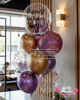 Purple Fusion ~ Bespoke Bubble Balloon Bouquet #615