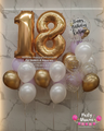 Fairytale Glam ~ Number & Bespoke Bubble Balloon Bouquet Set #254