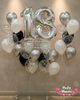 Timeless Yet Modern ~ Number Birthday Balloon Bouquet Set #351