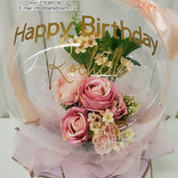 Deluxe Bespoke Floral Balloon Bouquet #503