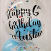 Double Joy ~ Number & Bespoke Bubble Balloon Bouquet Set #678