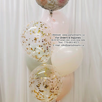 Bride-To-Be Blossoms ~ Bridal Shower Balloon Bouquet #408