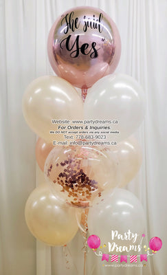 Joyful Bride ~ Bespoke Bridal Shower Balloon Bouquet #383