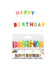 Assorted Color "Happy Birthday" Letter Pick Birthday Candles