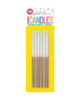 Metallic Dipped Assorted Candles