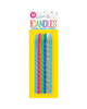 Bright Color Assorted Spiral Candles