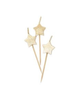 Gold Star Pick Birthday Candles