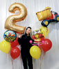 Truck Lover ~ Birthday Number Birthday Balloon Bouquet Set #165