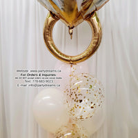 Promise of Forever ~ Engagement Balloon Bouquet #501