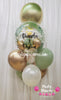 Sage Delight ~ Bespoke Bubble Balloon Bouquet #506