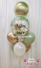 Sage Delight ~ Bespoke Bubble Balloon Bouquet #506